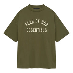 Ess. Jersey Crewneck Tee 'Military'