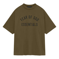 Ess. Jersey Crewneck Tee 'Olive'