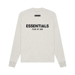 Ess. Long-Sleeve Tee 'Light Oatmeal'--125BT212072F