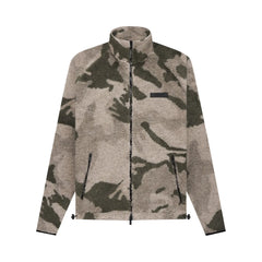 Ess. Polar Fleece Full Zip Jacket 'Camo'--192BT212143F