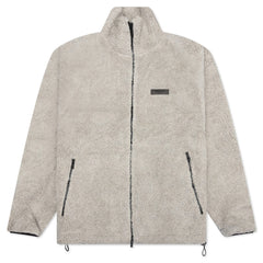 Ess. Polar Fleece Full Zip Jacket 'Dark Oatmeal'--192BT212142F