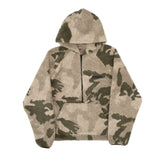 Ess. Polar Fleece Half Zip Hoodie 'Camo'--192BT212153F