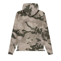 Ess. Polar Fleece Half Zip Hoodie 'Camo'--192BT212153F