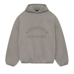 Ess. Nylon Fleece Hoodie 'Heather Grey Dust'