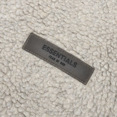 Ess. Polar Fleece Half Zip Hoodie 'Dark Oatmeal'--192BT212152F