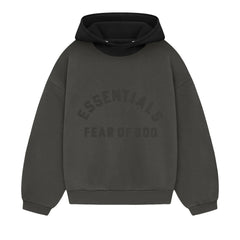 Ess. Nylon Fleece Hoodie 'Ink Jet Black'