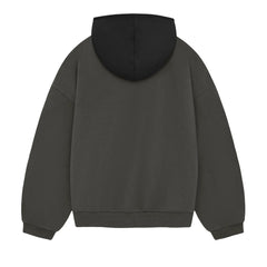 Ess. Nylon Fleece Hoodie 'Ink Jet Black'