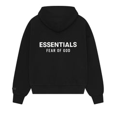 Ess. Classic Fit Fleece Hoodie 'Jet Black'