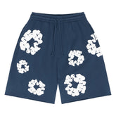 D.T. The Cotton Wreath Shorts 'Navy'