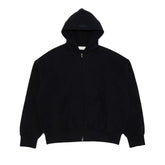 Ess. Classic Full Zip-Up Hoodie 'Jet Black'