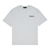 Ess. Jersey Crewneck Tee 'Light Heather Grey'