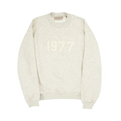 Ess. 1977 Crewneck 'Light Oatmeal'--192BT212042F