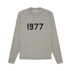 Ess. 1977 Long-Sleeve Tee 'Dark Oatmeal'--125BT212013F