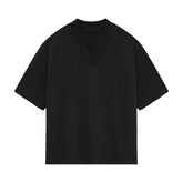 Ess. V Neck T-Shirt 'Jet Black'