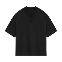 Ess. V Neck T-Shirt 'Jet Black'
