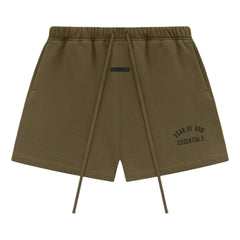 Ess. Fleece Soccer Short 'Olive'