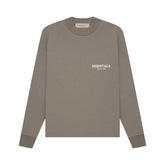 Ess. Long-Sleeve Tee 'Desert Taupe'--125BT212018F