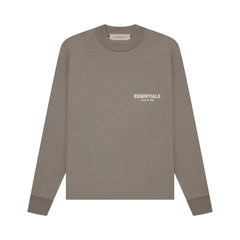 Ess. Long-Sleeve Tee 'Desert Taupe'--125BT212018F