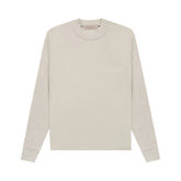 Ess. Long-Sleeve Tee 'Wheat'--125BT212017F