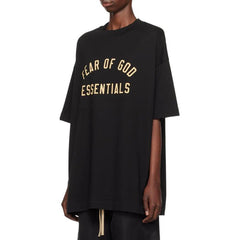 Ess. Jersey Crewneck Tee 'Black'