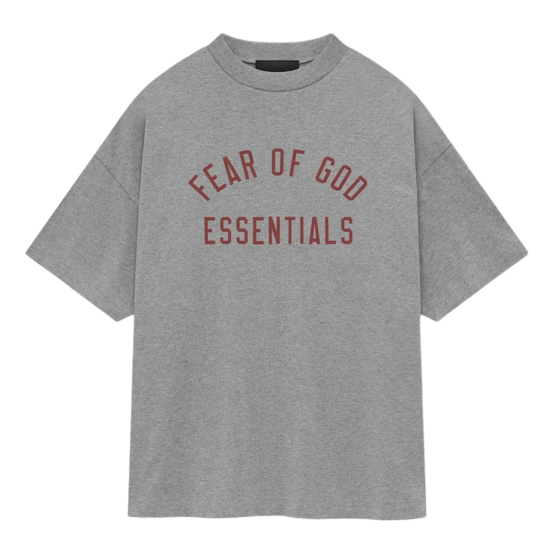 Ess. Jersey Crewneck Tee 'Dark Heather'