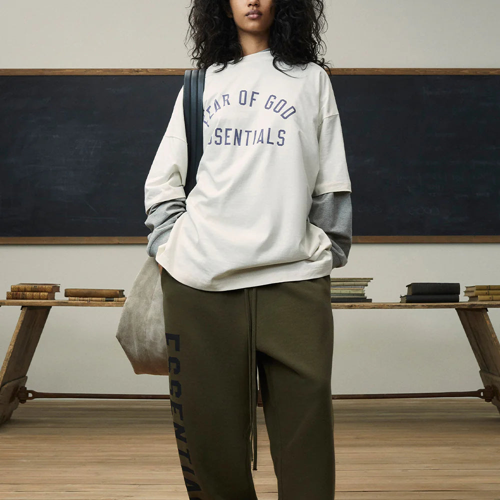 Ess. Jersey Crewneck Tee 'Shell'
