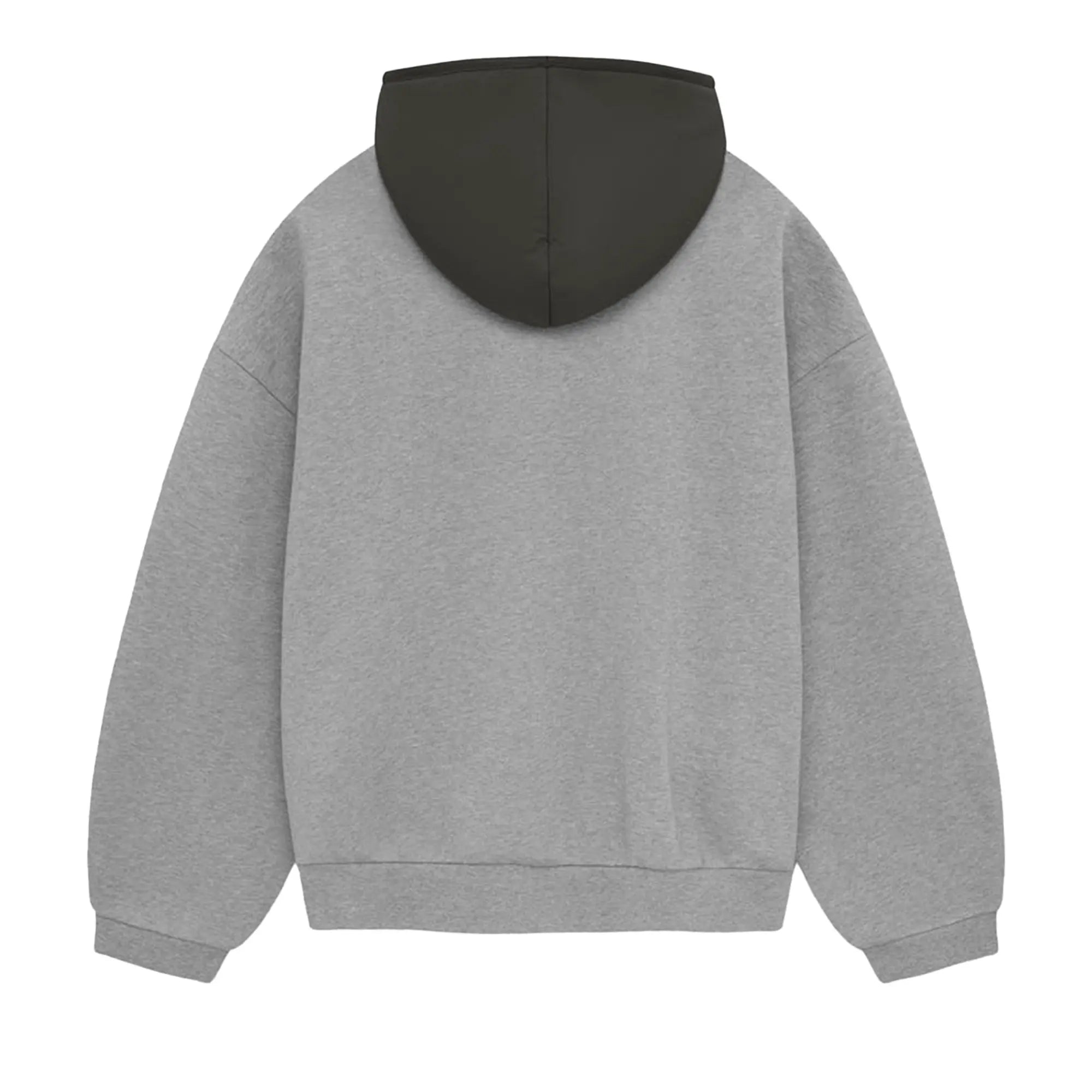 Ess. Nylon Fleece Hoodie 'Dark Heather Oatmeal Ink'