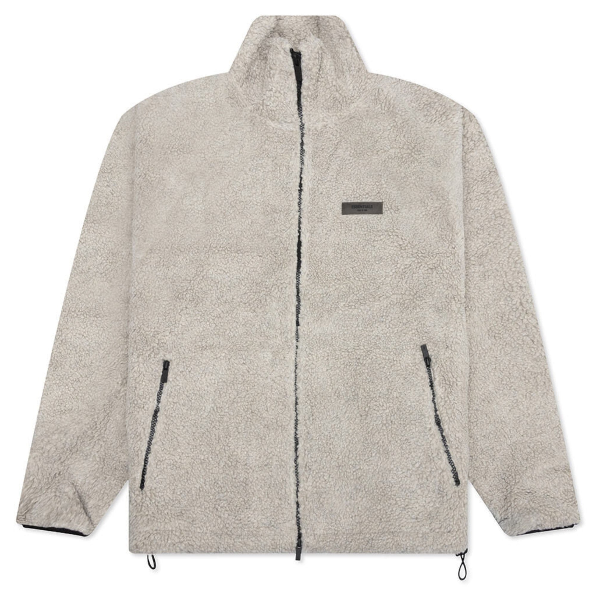 Ess. Polar Fleece Full Zip Jacket 'Dark Oatmeal'--192BT212142F