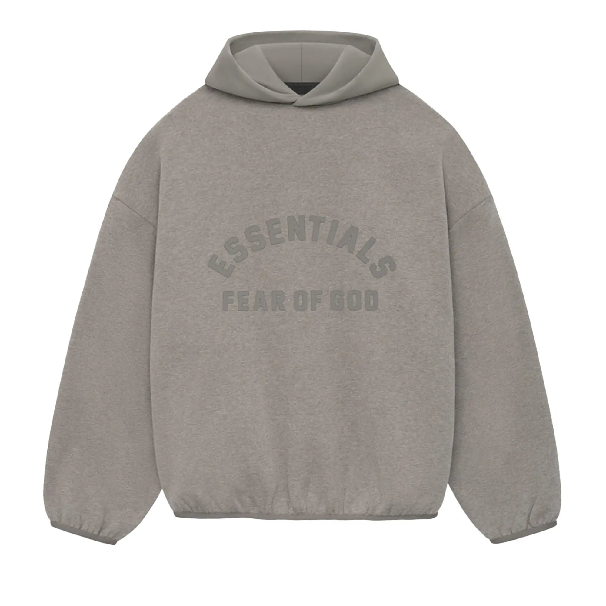 Ess. Nylon Fleece Hoodie 'Heather Grey Dust'