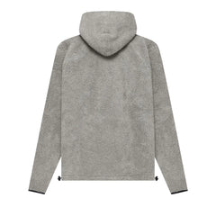 Ess. Polar Fleece Half Zip Hoodie 'Dark Oatmeal'--192BT212152F
