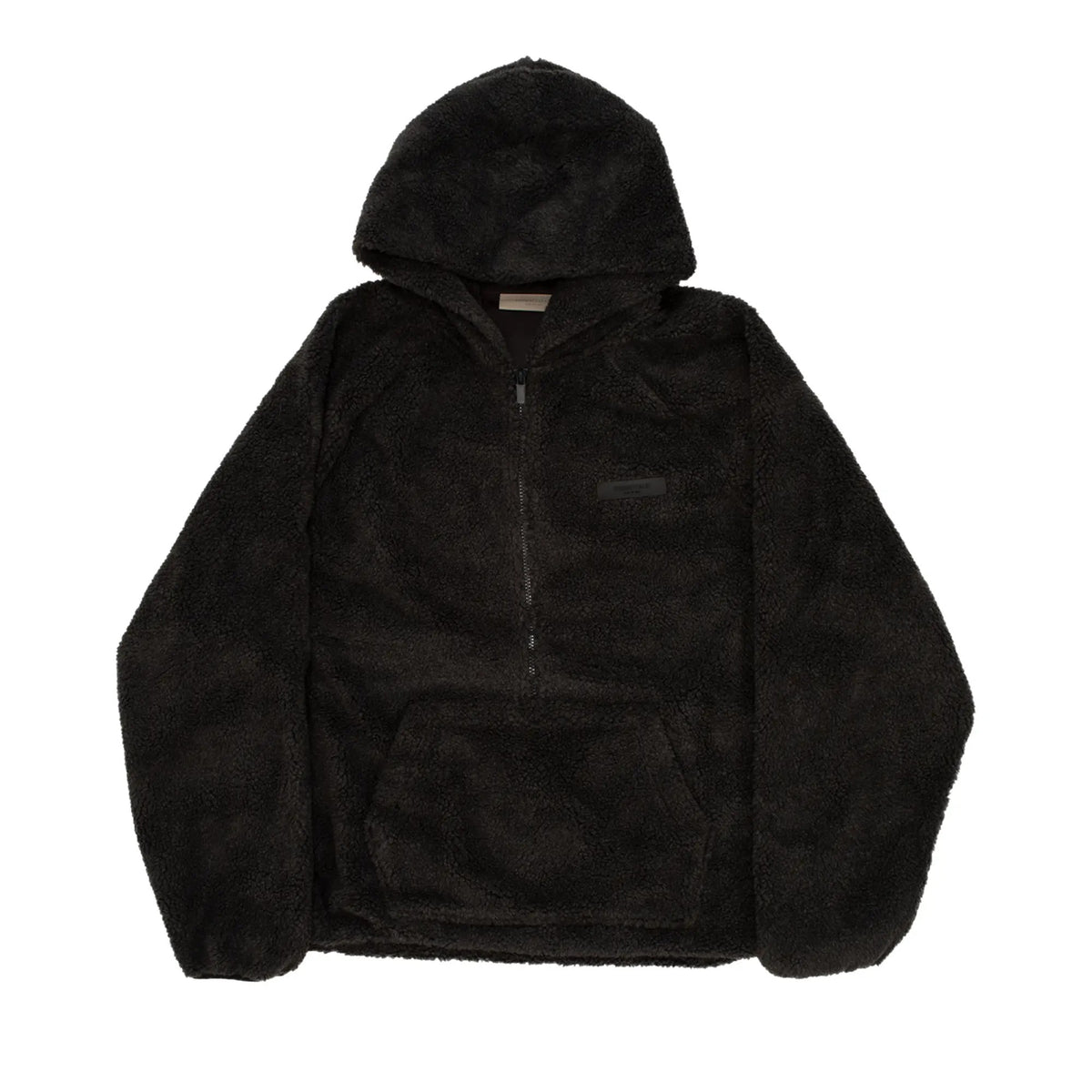 Ess. Polar Fleece Half Zip Hoodie 'Iron'--192BT212150F