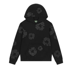 D.T. Mono Wreath Hoodie 'Black'