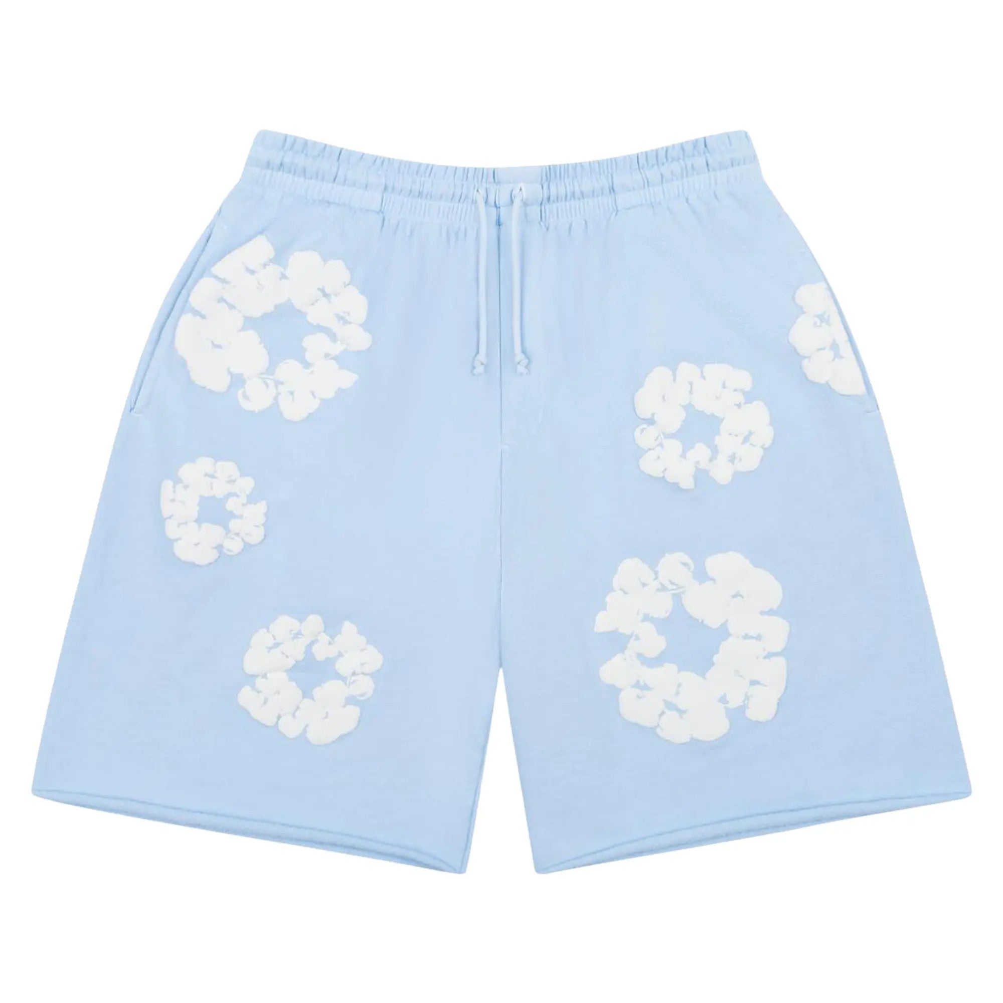 D.T. The Cotton Wreath Sweat Shorts 'Powder Blue'