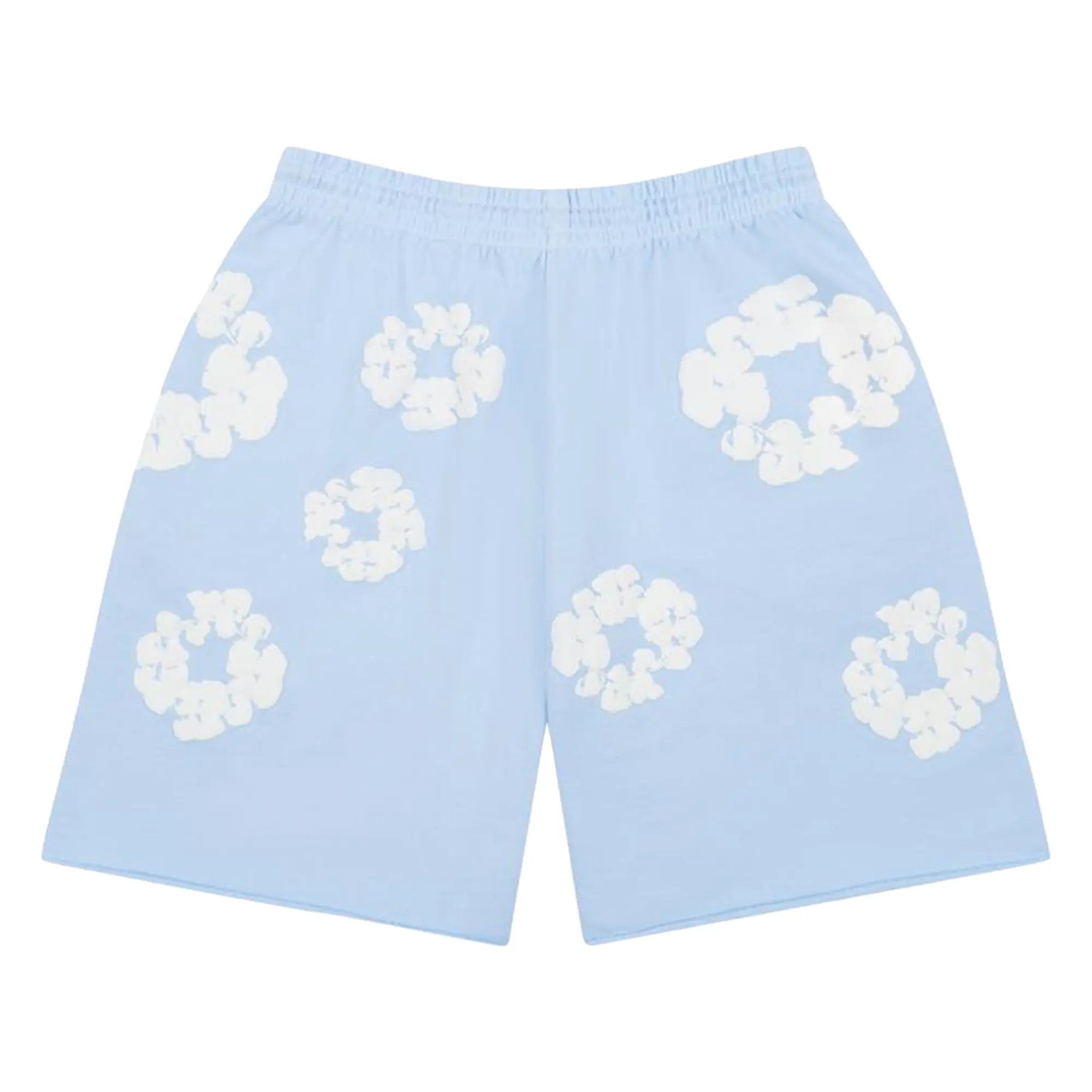 D.T. The Cotton Wreath Sweat Shorts 'Powder Blue'