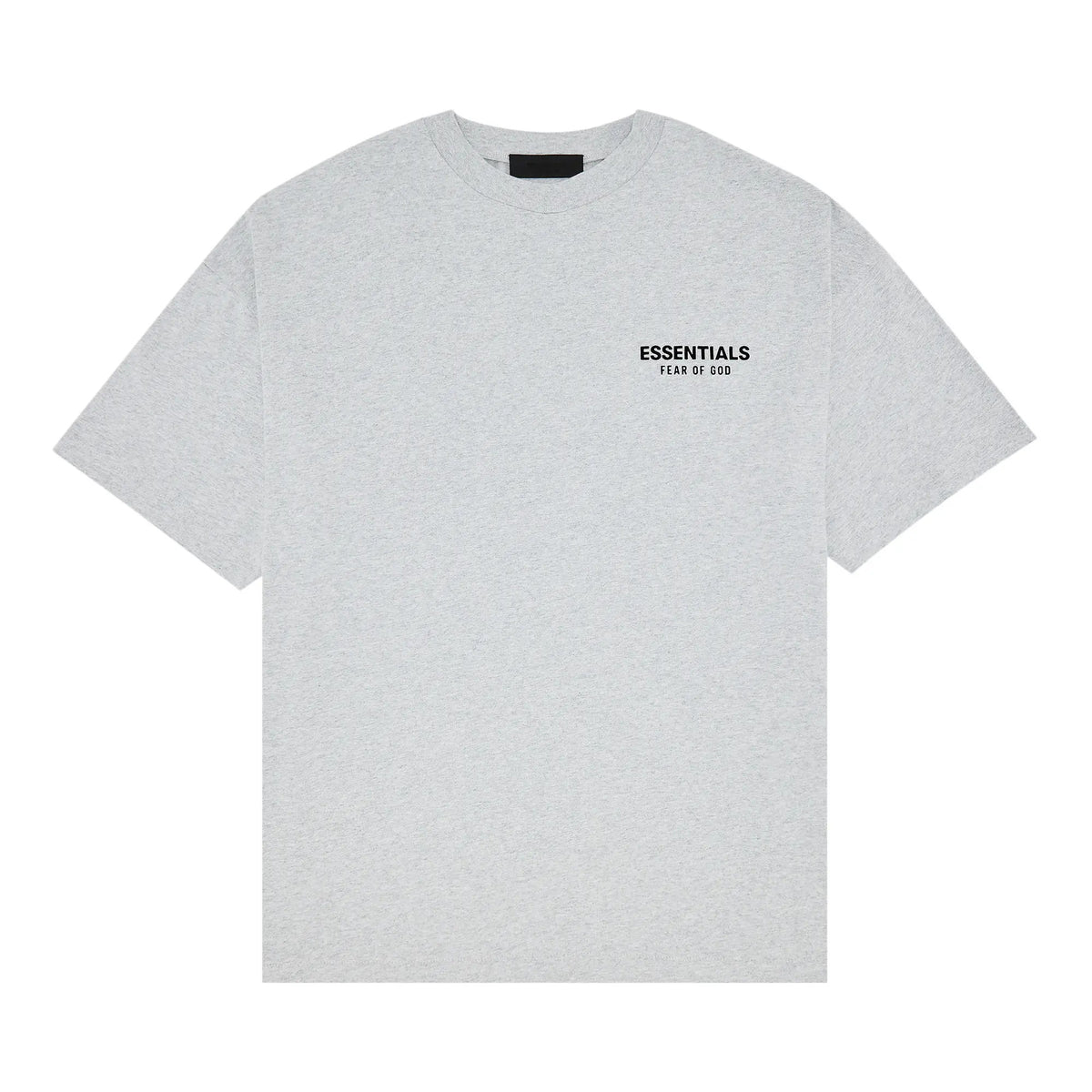 Ess. Jersey Crewneck Tee 'Light Heather Grey'