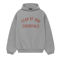 Ess. Fleece Hoodie 'Dark Heather'-I