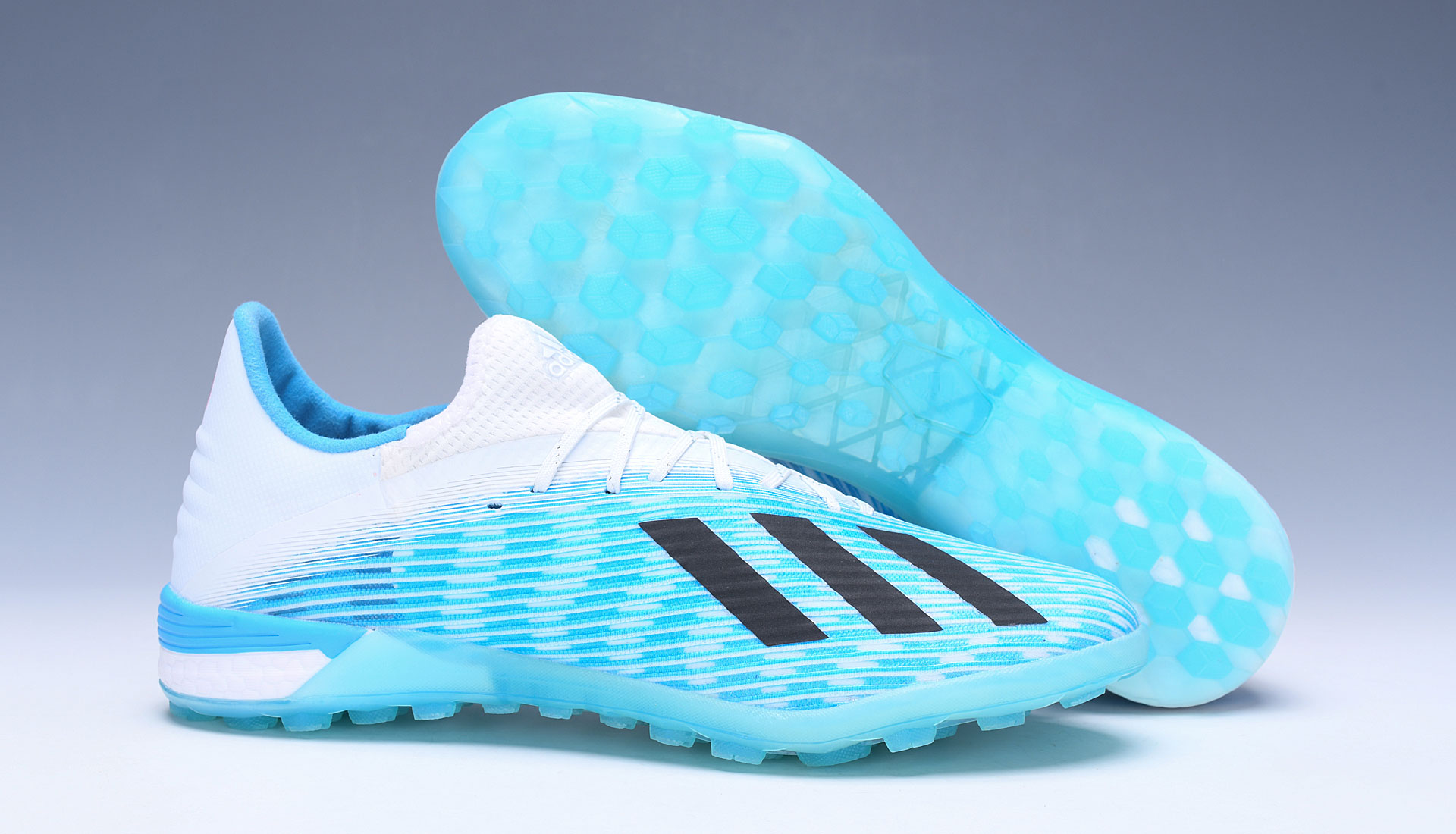 Adidas X 19.1 TF Hard Wired - Bright Cyan Core Black Shock Pink | Shop Now!