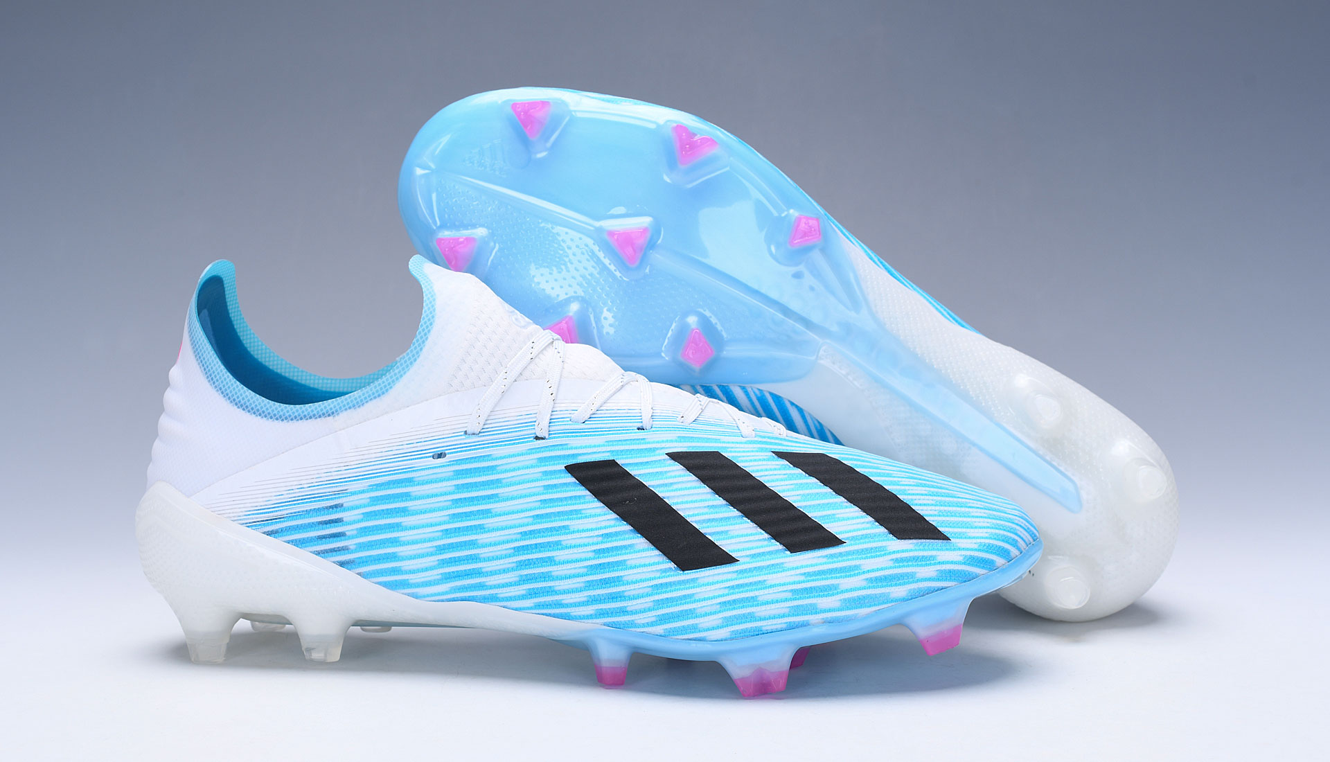Adidas X 19.1 FG Bright Cyan Black Soccer Cleats - Lightweight and Stylish Footwear