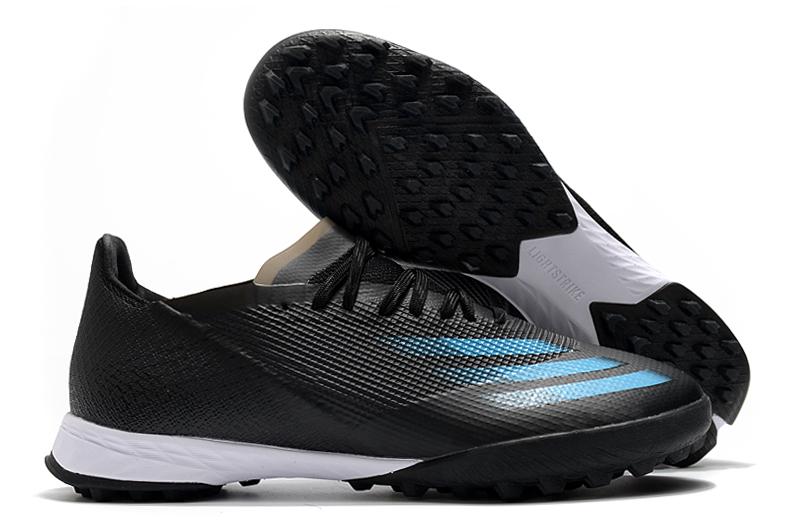 Adidas X Ghosted.1 TF - Black Blue | Lightweight Turf Football Shoes