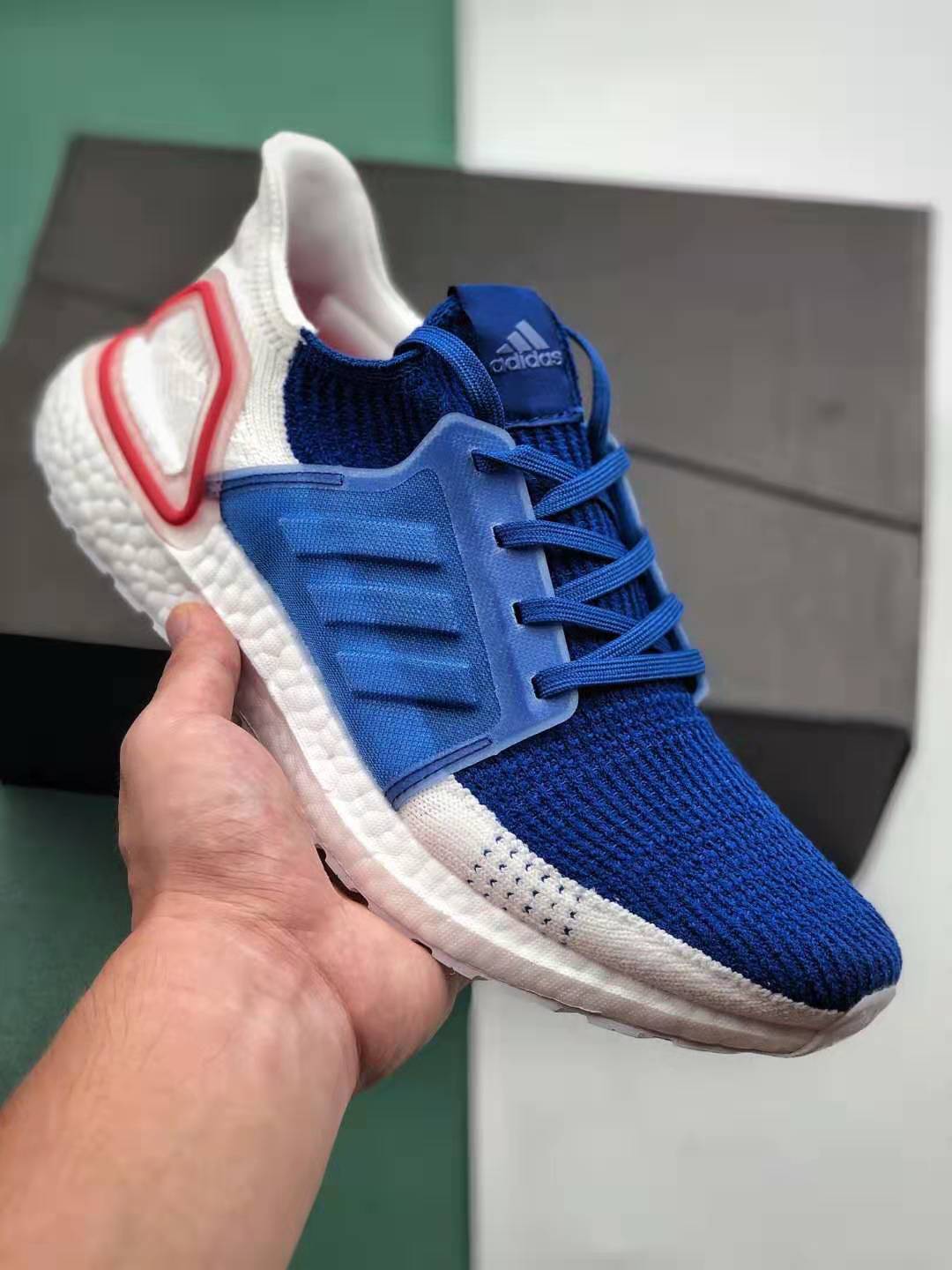 Adidas UltraBoost 19 'White Blue' EF1340 - Premium Performance Footwear