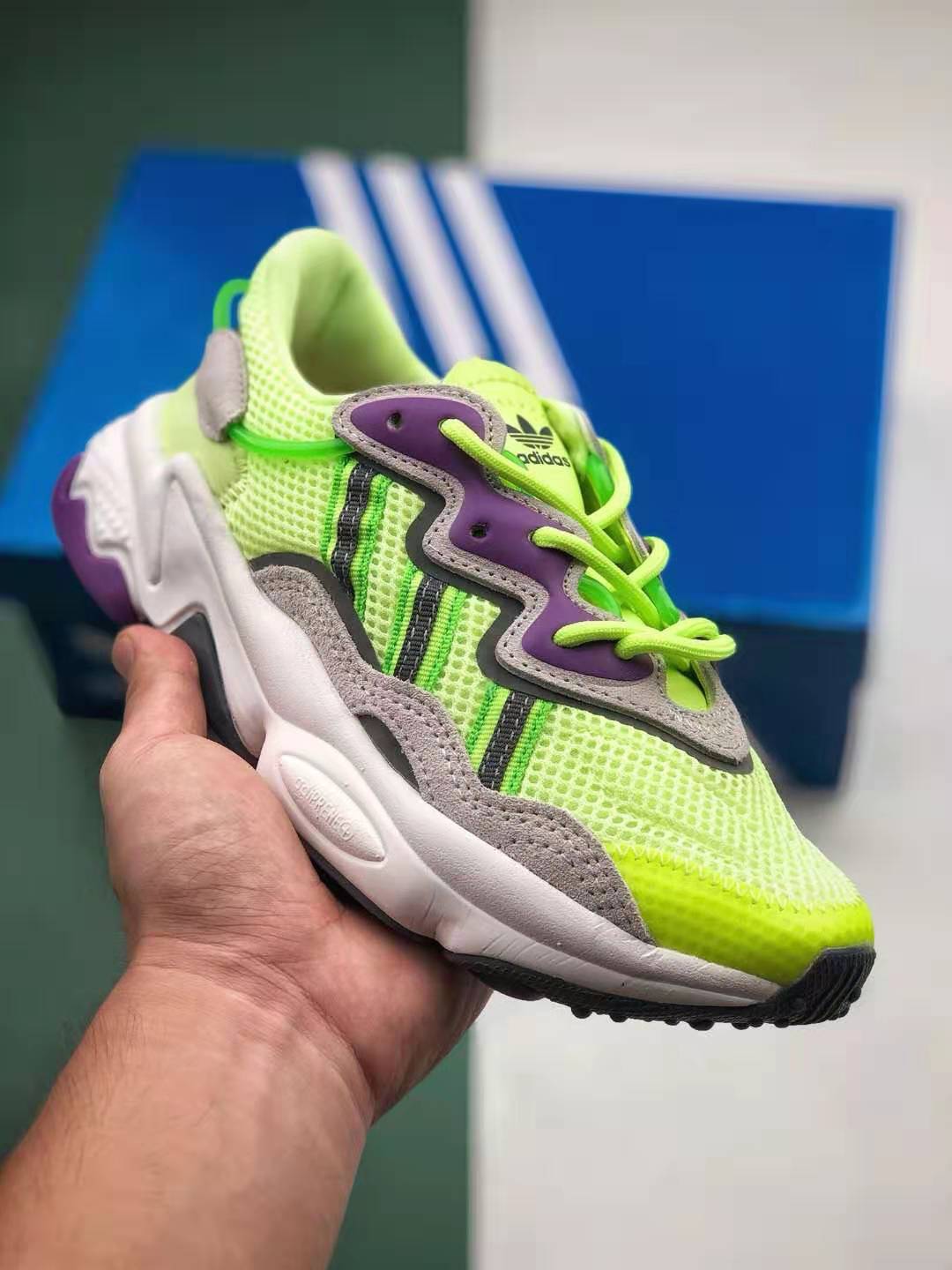 Adidas Originals Ozweego W 'Hi-Res Yellow Orchid Tint Shock Lime' EE5720 – Vibrant Hybrid Sneakers