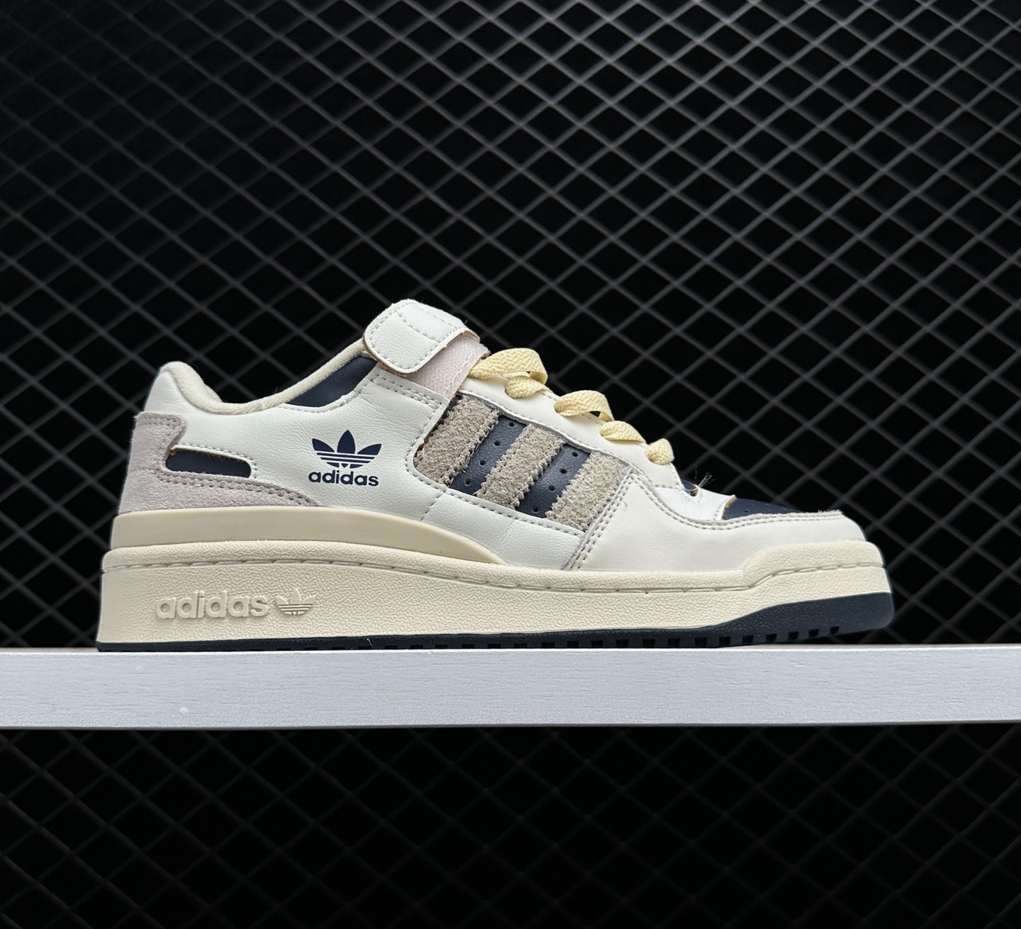 Adidas Forum 84 Low Off White College Navy Cream White - Shop Now