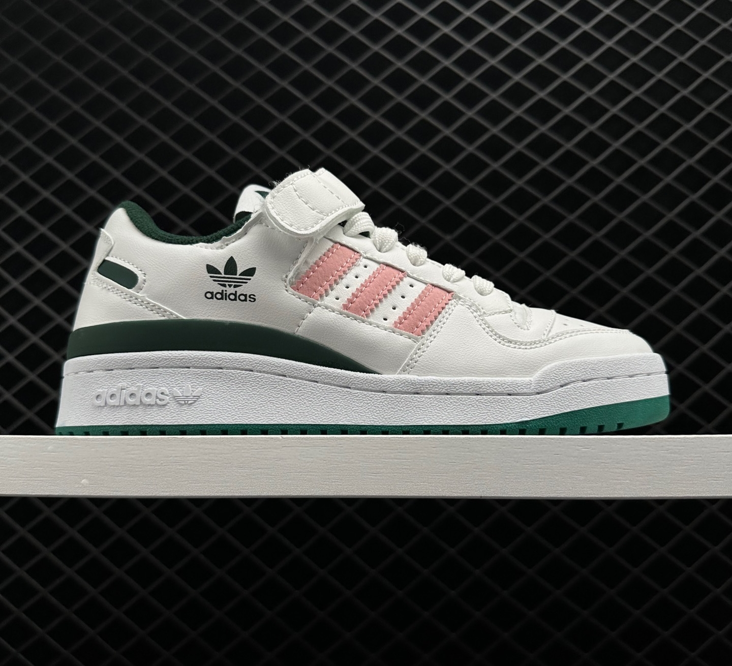 Adidas Originals Forum Low 84 White Green Pink - H01671 | Stylish Retro Sneakers