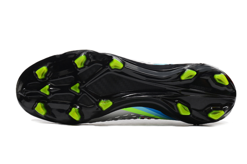 Adidas X Speedportal + “Beyond Fast” FG Cleats - Silver Metallic/Black/Yellow