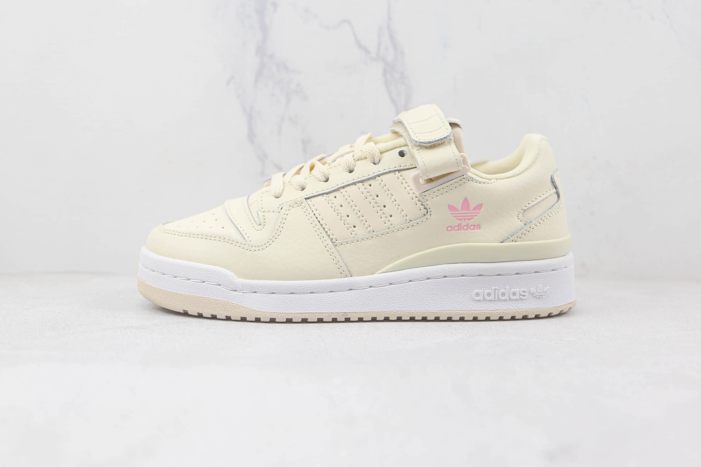 Adidas Forum Low Wonder White Halo Blue Pink GV9190 - Stylish Design for All-Day Comfort