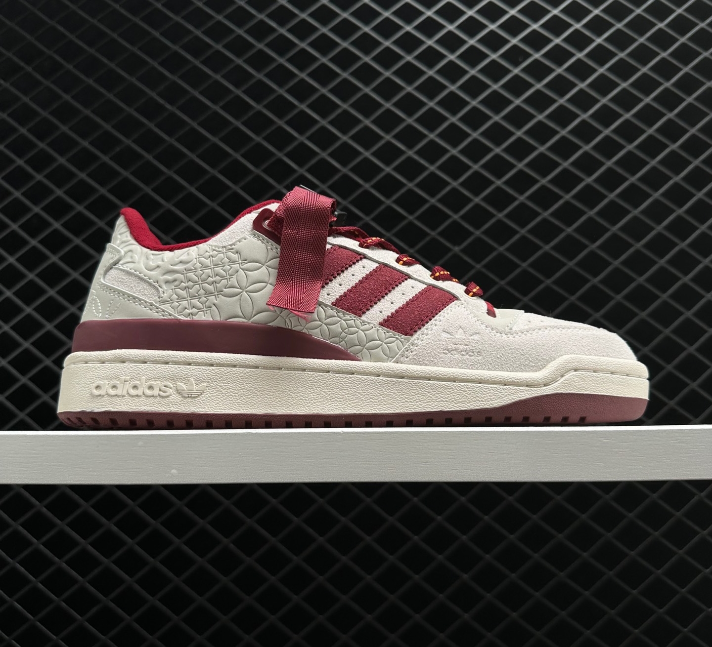 Adidas Originals Forum Low CNY Sneaker Unisex Beige White Red GX8866 | Limited Edition for Chinese New Year