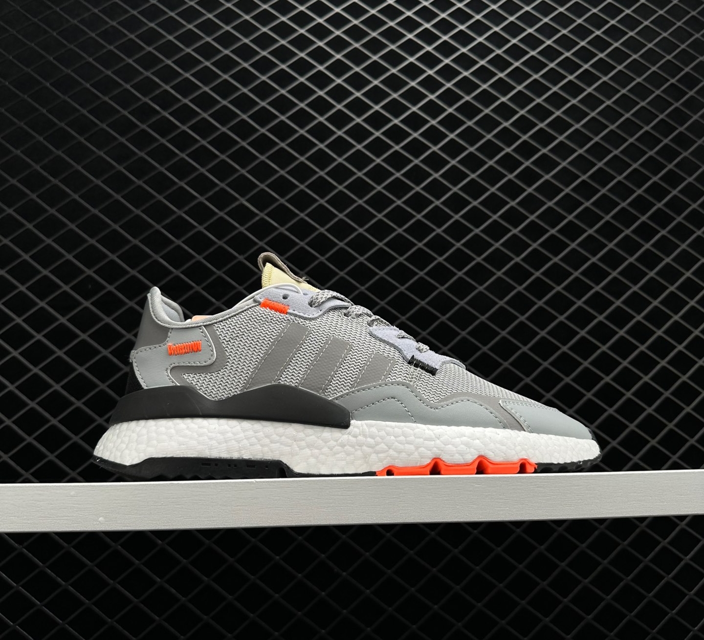 Adidas Nite Jogger Grey Two Solar Orange DB3361 - Stylish and Functional Shoes