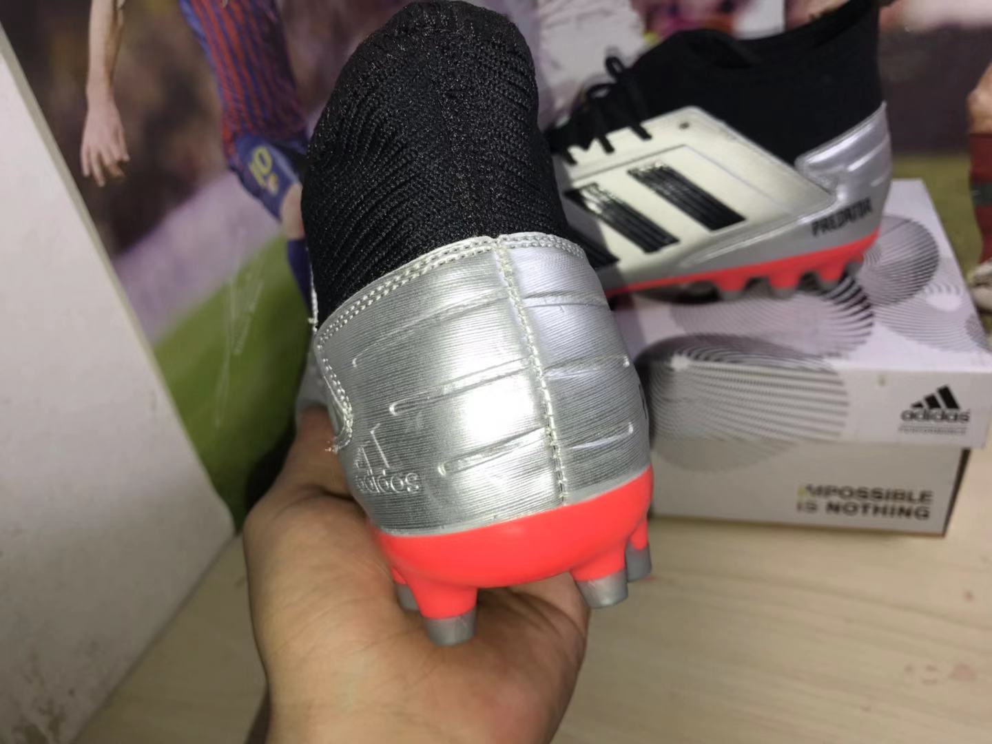 Adidas Predator 19.3 AG Silver F99989 - Supreme Soccer Performance