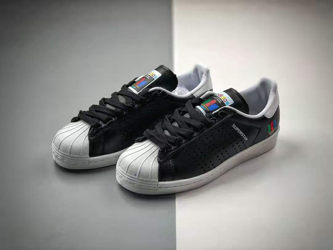Adidas Superstar 'Colorful Trefoil - Core Black' FW5387 - Stylish and Versatile Footwear