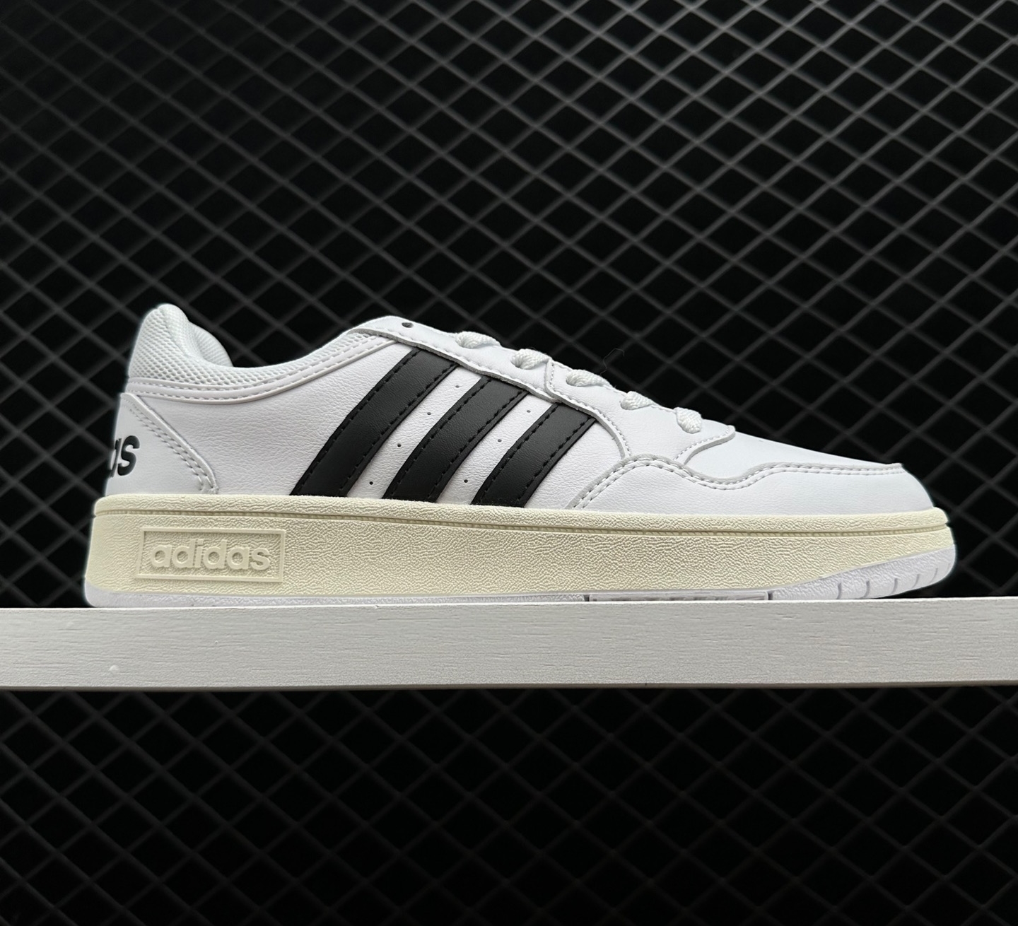 Adidas Hoops 3.0 Low Classic Vintage Shoes - White Black GY5434 | Limited Edition